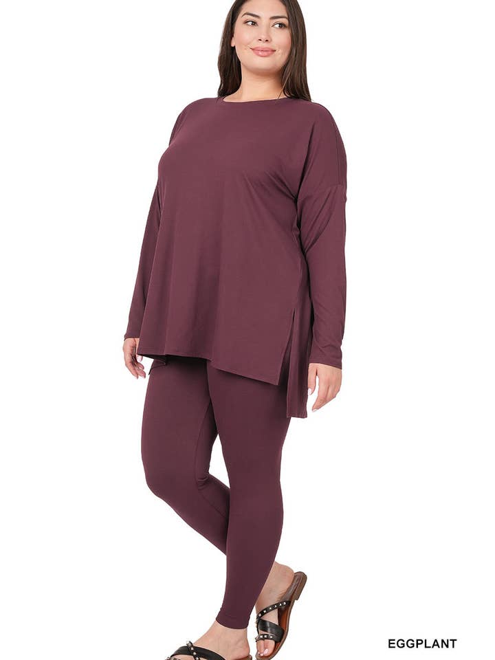 Vanilla Monkey – wholesale Lounge set – Women's – Plus Brushed Dty Microfiber Loungewear Set12