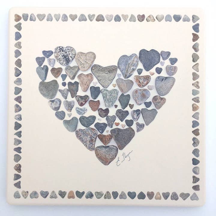 Heart of Hearts trivets | Love hotplate for wholesale by Love Rocks Me®