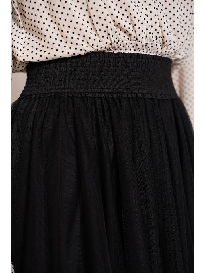 CHOKLATE PARIS - Wholesale Skirt - Women's - Maria tulle maxi length skirt - CK083652