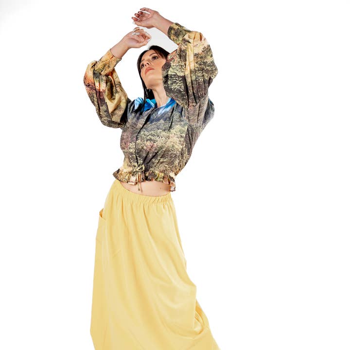 Puffy Midi Skirt for wholesale by ACHACHAY