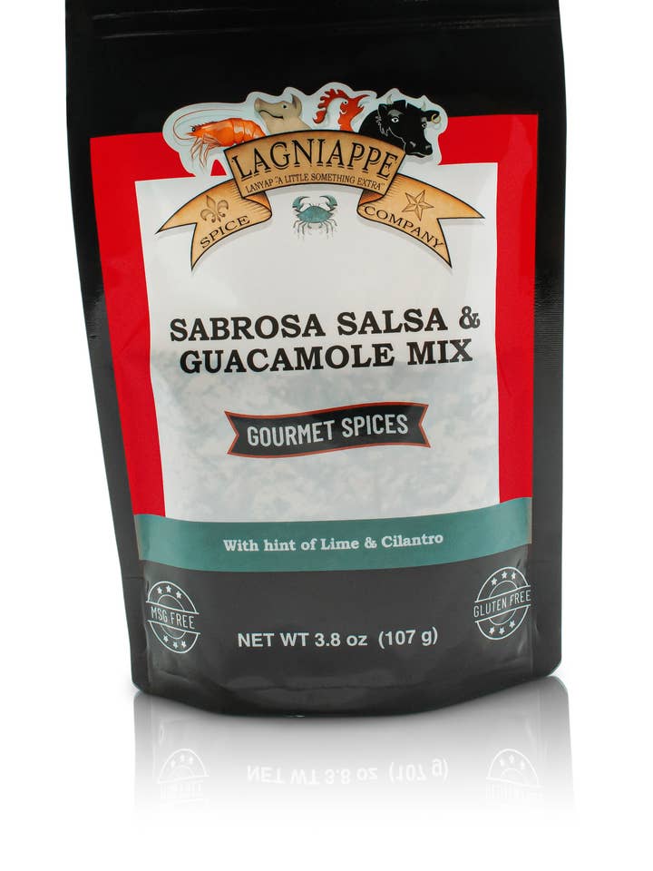Sabrosa Salsa And Guacamole Mix - Lagniappe Spice 3.8 oz for wholesale by Lagniappe Spice & Tennessee Spice Company