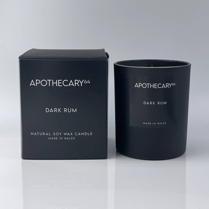 Dark Rum Candle for wholesale by Apothecary64