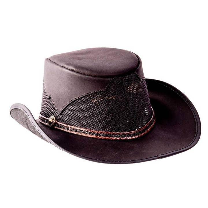 American Hat Makers - Wholesale Cowboy Hat - Unisex - Lightweight Leather Western Hat - Style Durango3