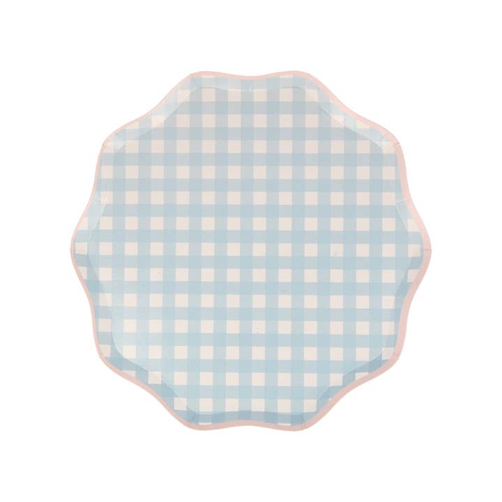 Meri Meri - Wholesale Disposable Plate - Gingham Side Plates2