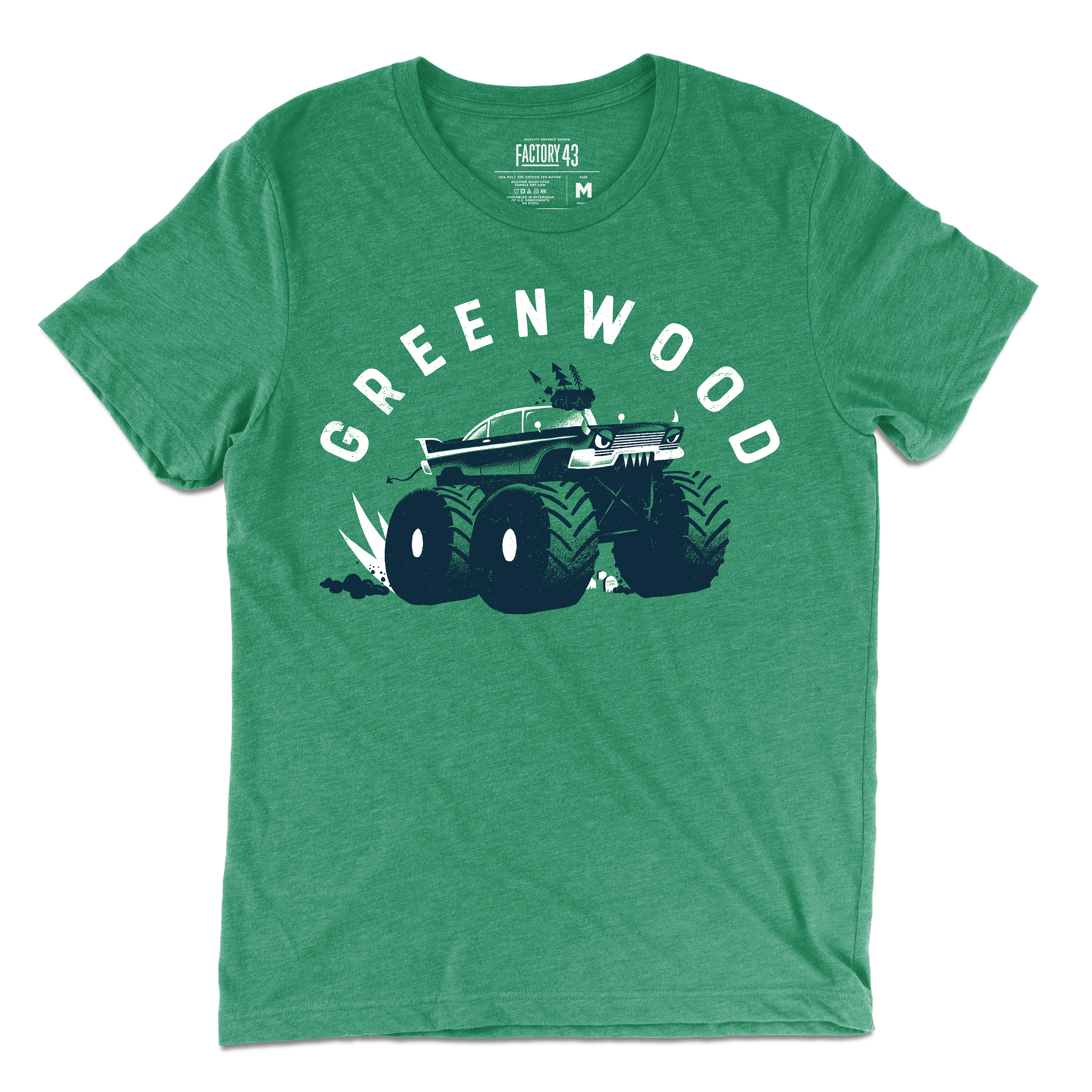 Heather green Greenwood Unisex Shirt  for wholesale on Faire0