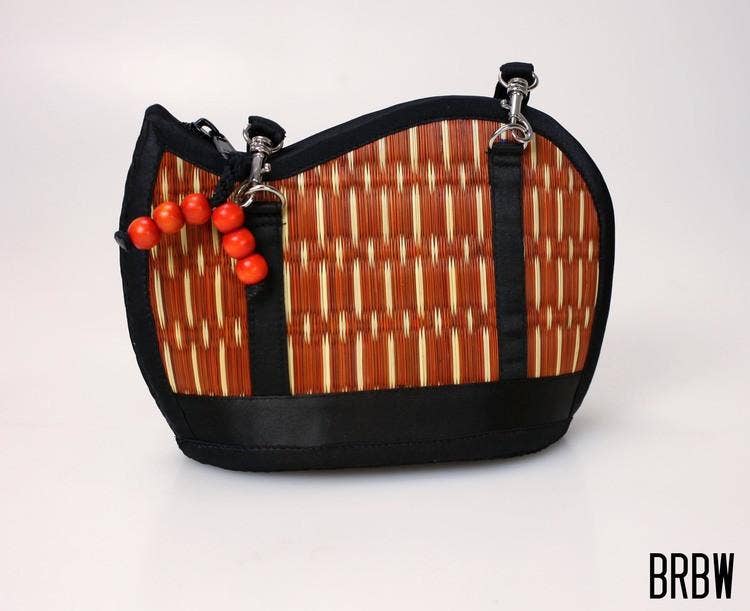 Baskets of Cambodia - Wholesale Crossbody Bag - Women's - Small Asymmetrical Kiri Wave Purse25