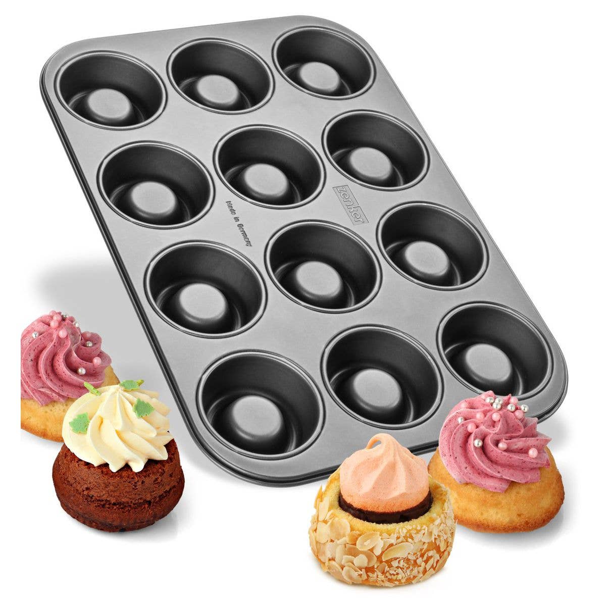 Zenker - Wholesale Cakevorm - Zenker Special Creative 12 Rum Baba Mal14