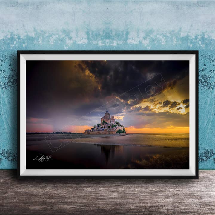 Mont Saint-Michel Print - Normandy Landmark for wholesale by Clifton Haley Photography