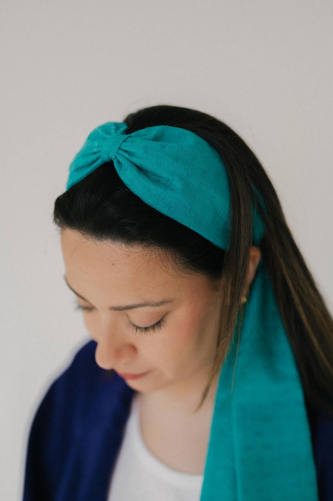 Nuevemi - Wholesale Fashion Headband - Women's - Headband - Turquoise Bow Turban3