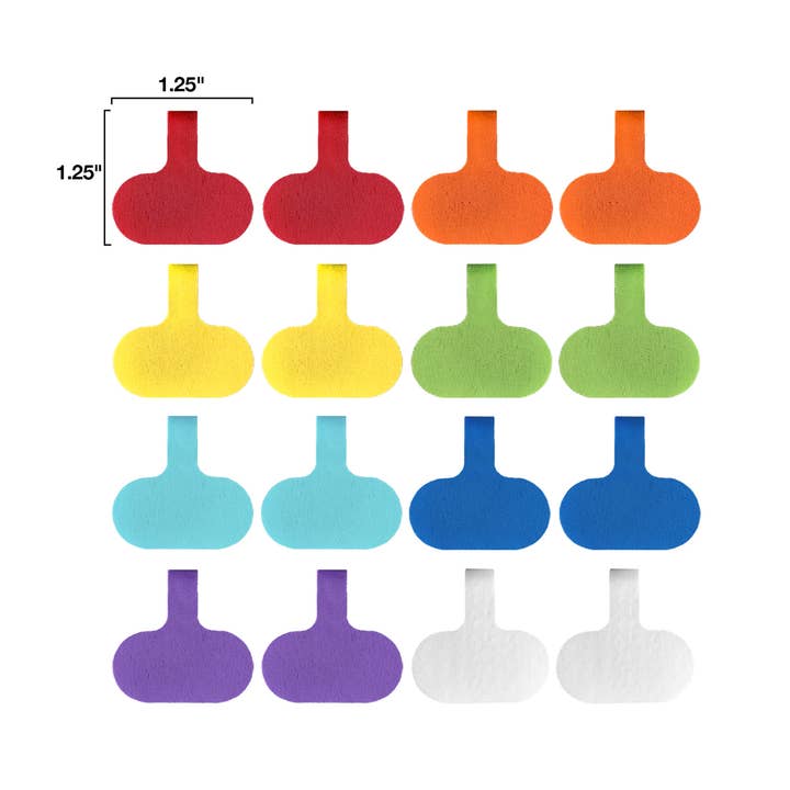 Cable Labels Regular - 16 Pack for wholesale by Wrap-It Storage