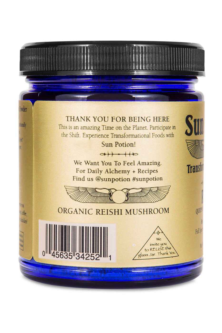 Sun Potion - Vendita all'ingrosso Proteine/superfood in polvere - Polvere di Funghi Reishi (Biologica)5