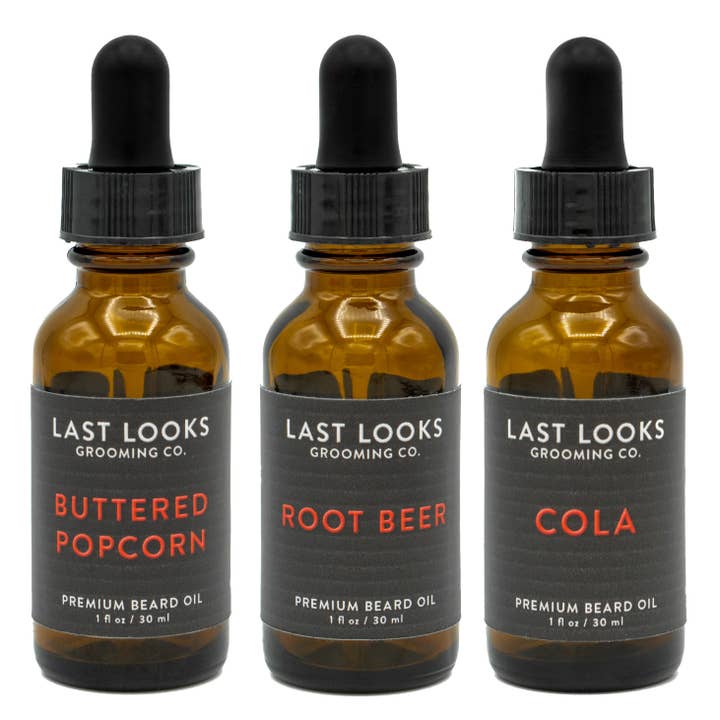 Paquete de refrigerios: elige cualquier aceite para barba de la serie 3 Concesion para venta al por mayor de Last Looks Grooming