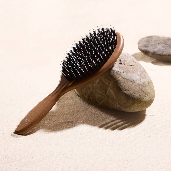 Cepillo de peinado grande ovalado con cerdas de jabalí y púas para venta al por mayor de Fa brushes