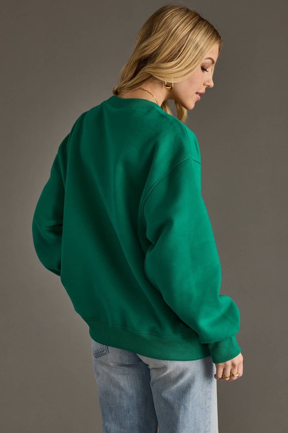 Panache Apparel Co. - Wholesale Graphic Sweatshirt - Women's - Green Ski Bum Sweatshirt6