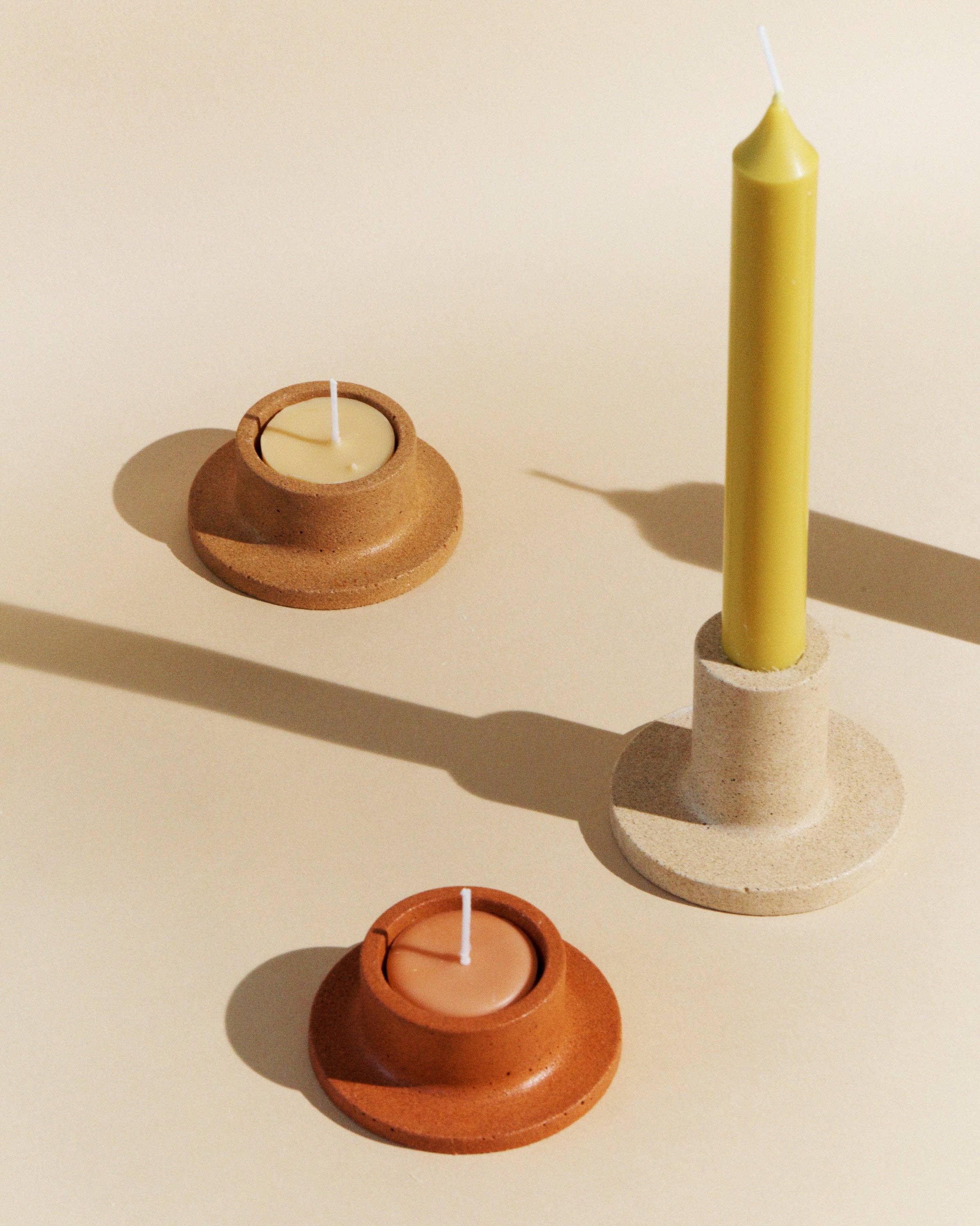 Objet Sauvage - Wholesale Candle Holder - Bougeoir 'Toulouges' en brique4