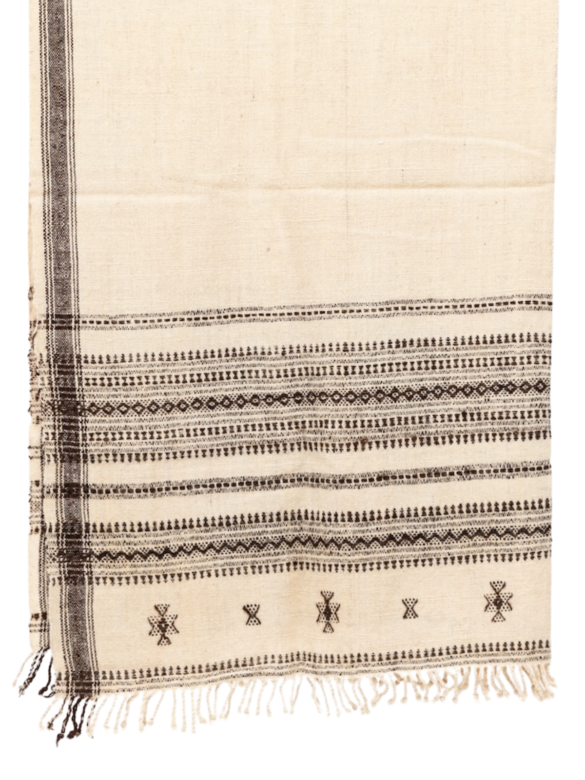 Alamwar – wholesale Throw blanket – Kutch  Shell and Cinnamon Weave Throw3