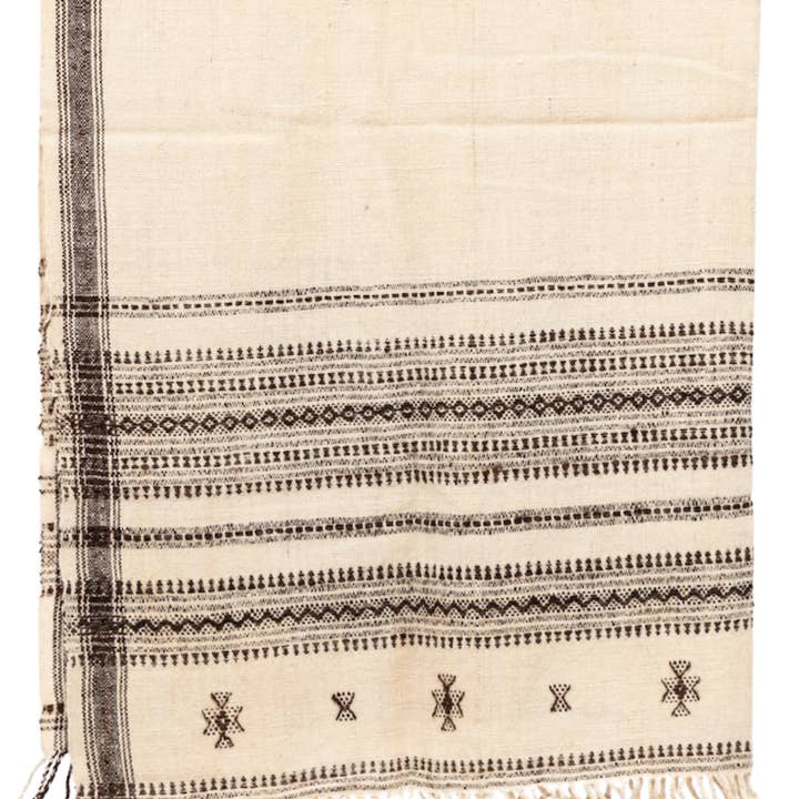 Alamwar - Wholesale Throw Blanket - Kutch  Shell and Cinnamon Weave Throw3