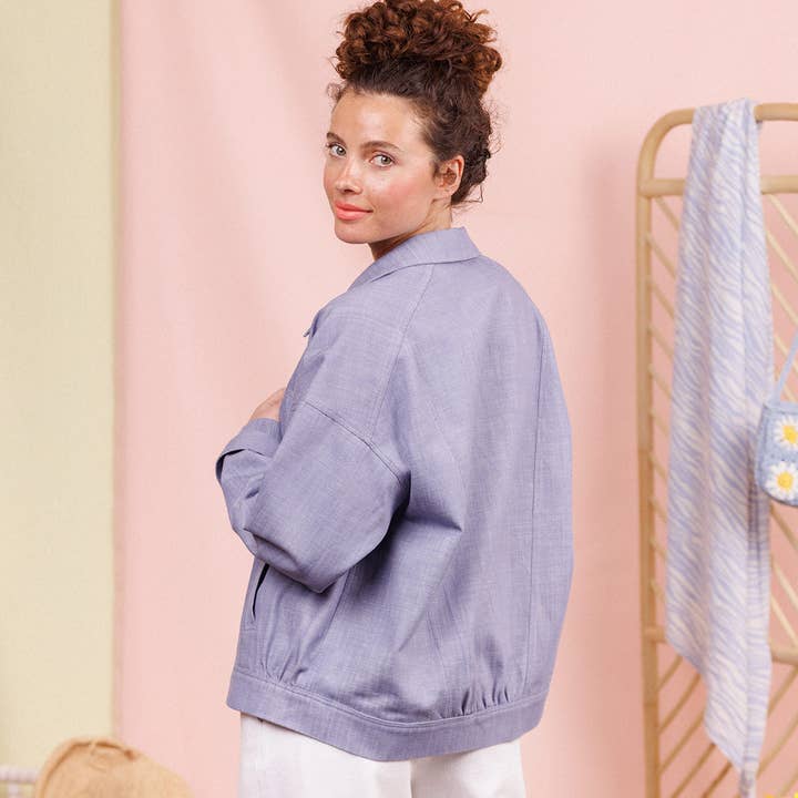 COUSETTE - Wholesale Button Down Shirt - Women's - Sewing pattern - Rockette jacket4