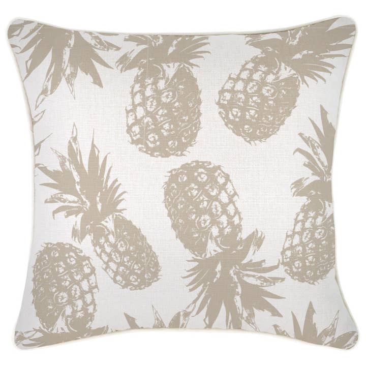 Kuddfodral - Med Rör-Ananas Beige-45 cm x 45 cm för wholesale av Escape To Paradise