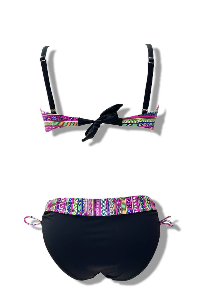 geassorteerd Aztec bikinibadpak in grote maten/B24017 voor groothandel op Faire3