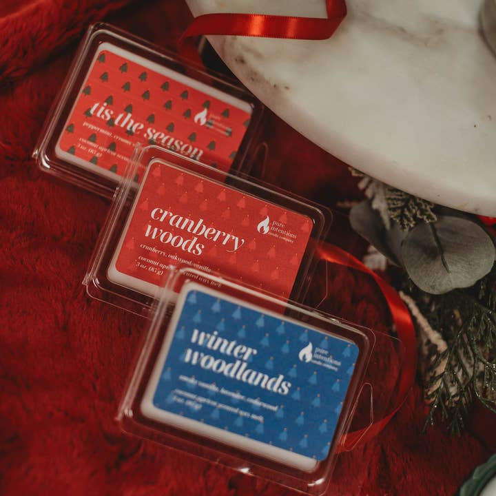 Pure Intentions Candle Company - Wholesale Jar/Filled Candle - Tis The Season (New)