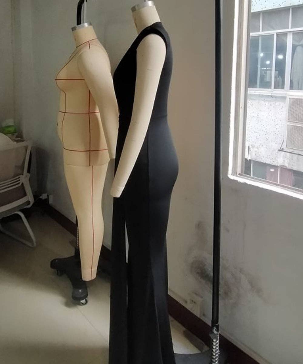 Aria Romance - Wholesale Formele jurk - Dames - Mouwloze Bodycon Midi Jurk29