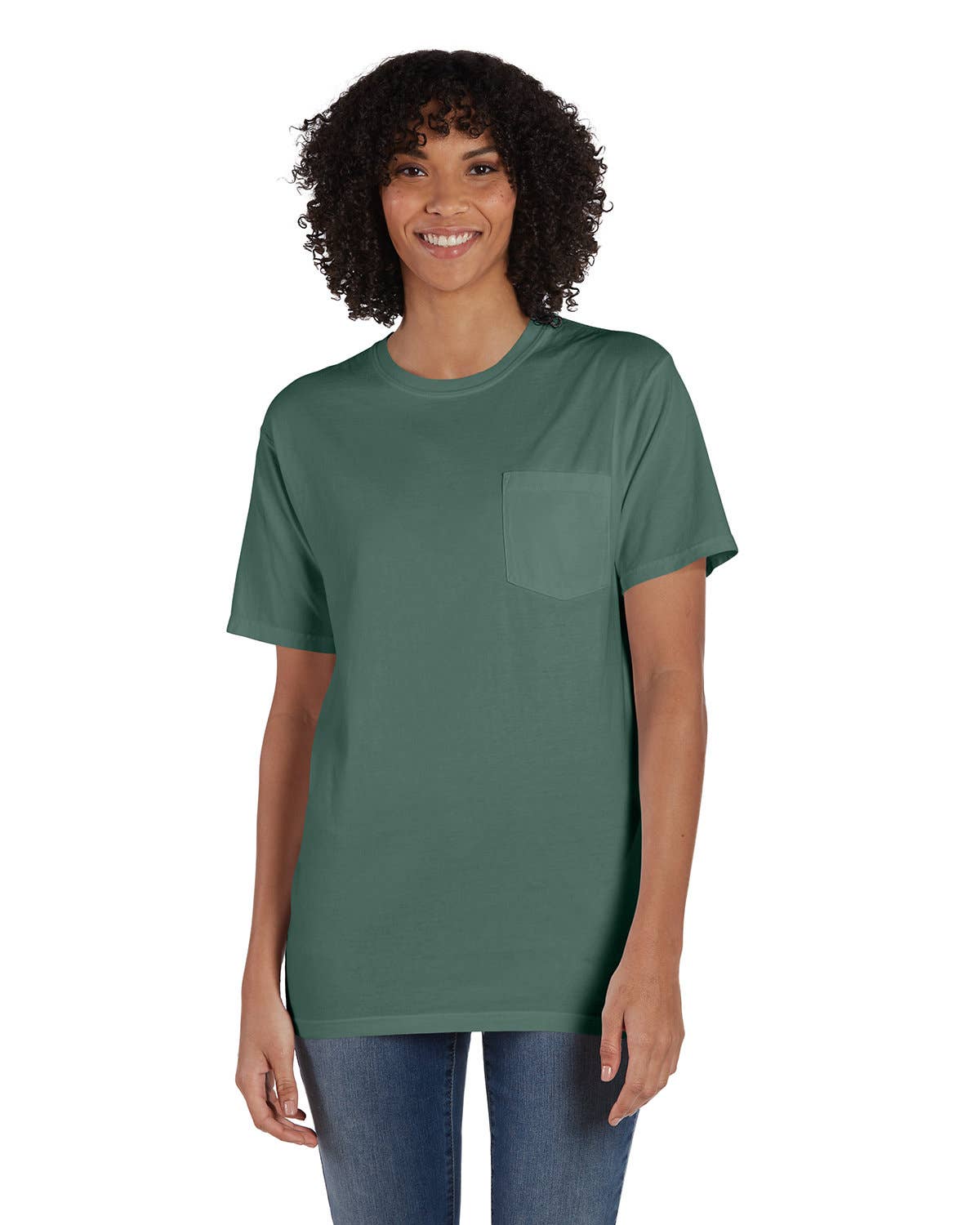 Total Apparel - Wholesale T-Shirt - Women's - ComfortWash by Hanes GDH150 - Garment-Dyed T-Shirt w/ Pocket9