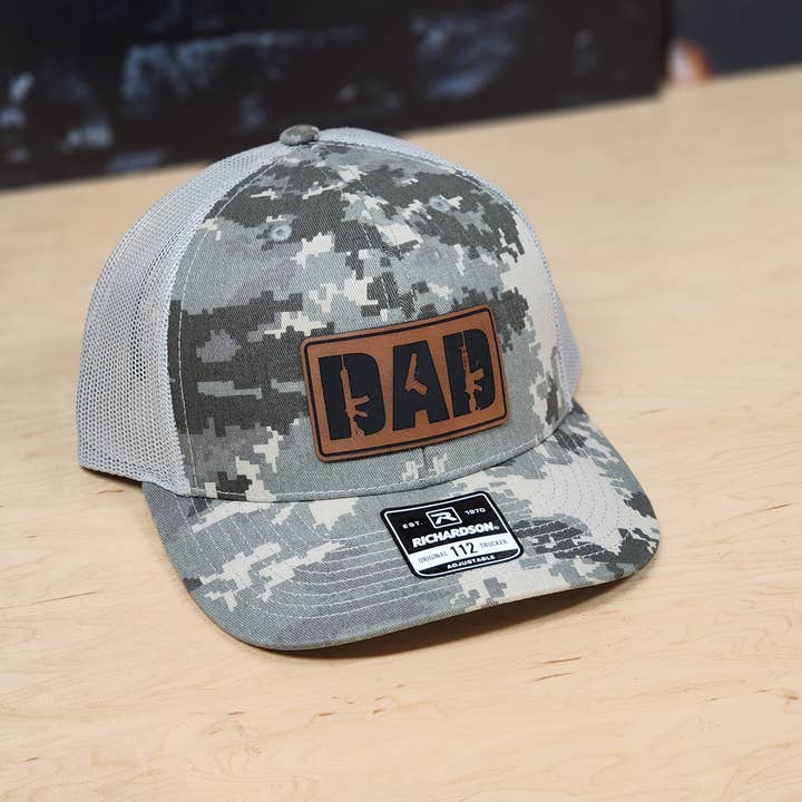 Knot Creatives - Wholesale Trucker Hat - Unisex - DAD Camo Trucker Cap - Adjustable Mesh Back2