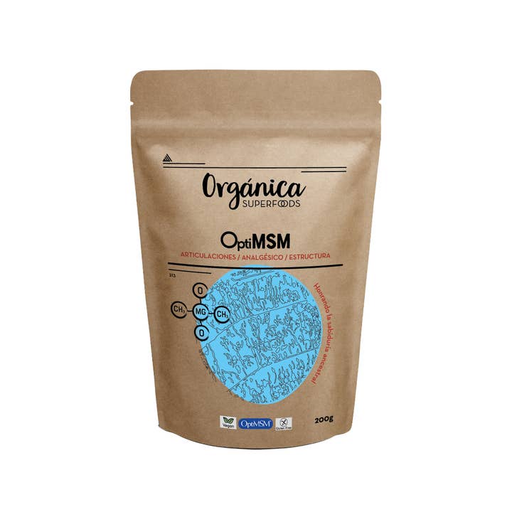 Orgánica Superfoods SL - Venta al por mayor Proteínas y superalimentos en polvo - Msm Optim - 200g