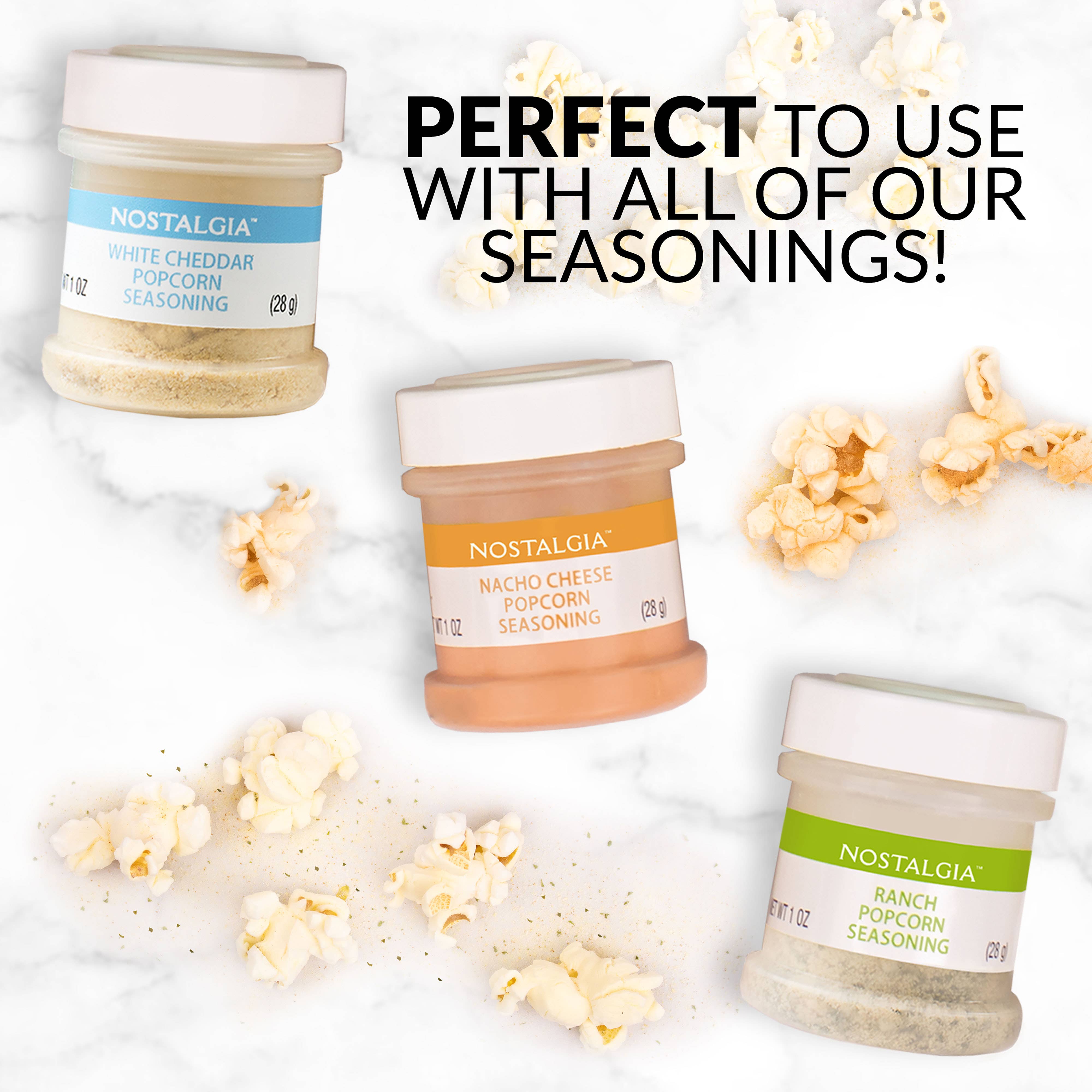 Nostalgia – Aparelhos de cozinha por atacado – Pipoqueira retrô Nostalgia com ar quente para 12 xícaras9