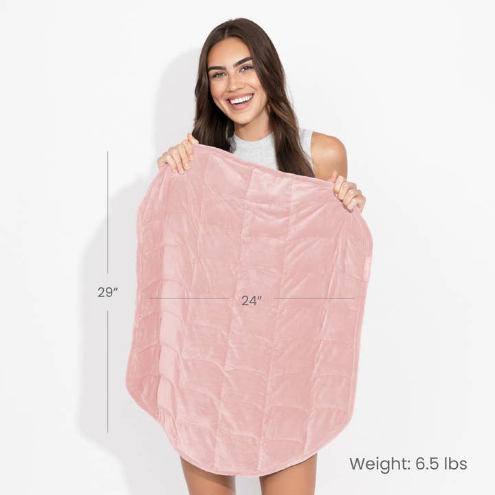 nodpod - Wholesale Travel Blanket - Blush Nodpod BODY - Weighted Blanket