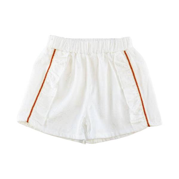 Doe a Dear - Wholesale Shorts - Kids - S50 13039-B Ruffled Trims Shorts (2 Colors)