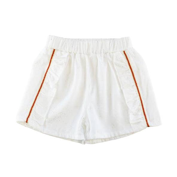 S50 13039-B Pantaloncini con Orli Arricciati (2 Colori) per la vendita all'ingrosso da parte di Doe a Dear