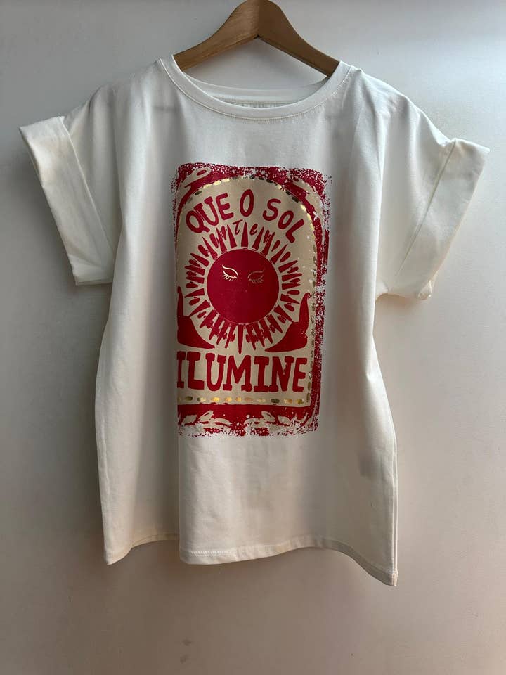 16998 Printed T-shirt for wholesale by LORIANE