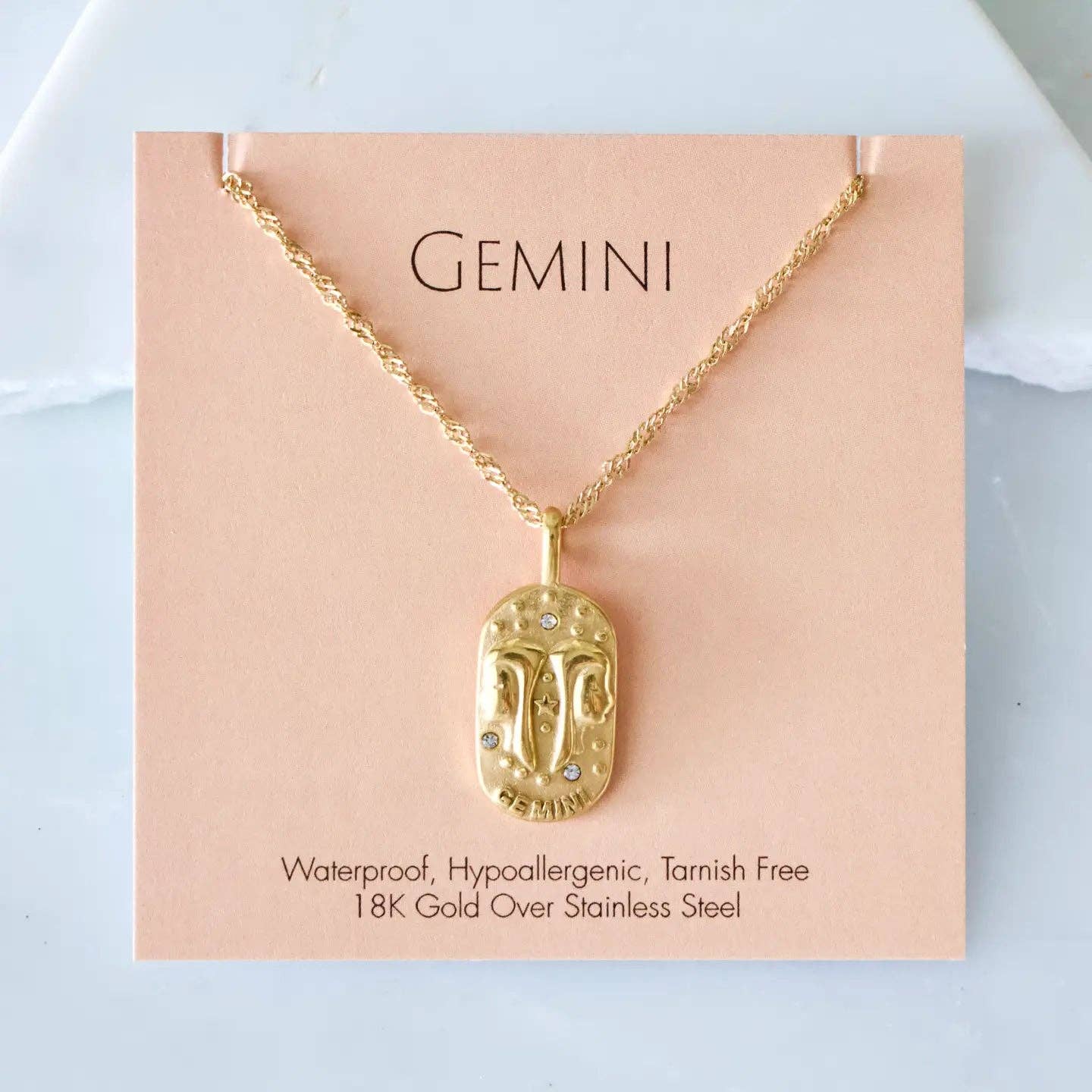 Mesa Blue – wholesale Hänge-/berlockhalsband – Zodiaksmycke - Vattentät2