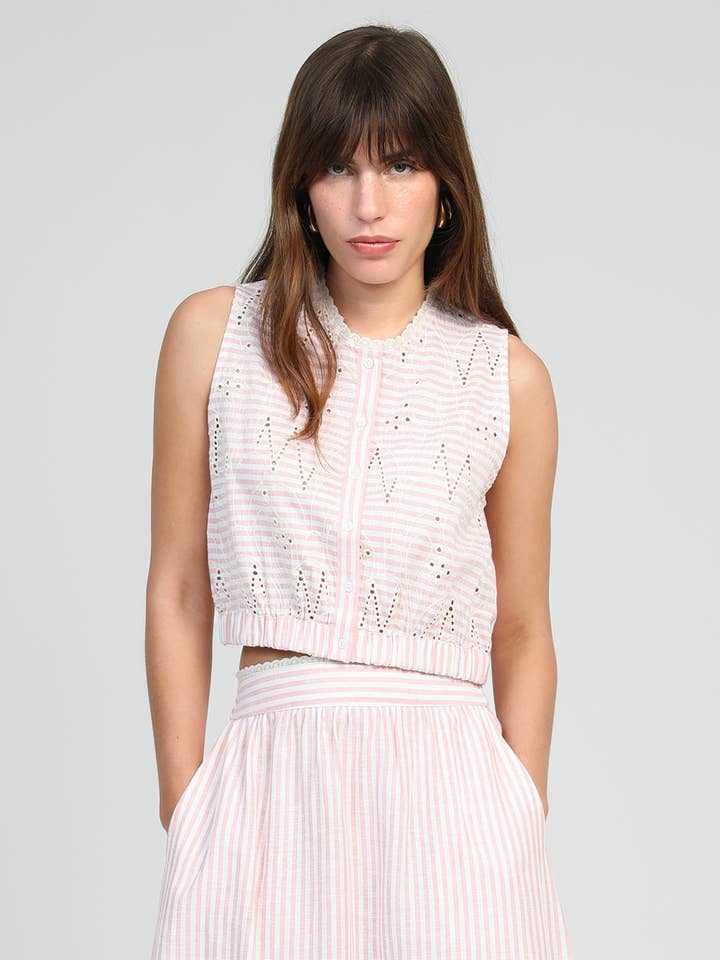 SALYTA coral shirt for wholesale by An'ge