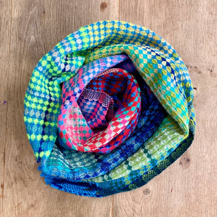 Hand Woven Scarf 'F*** It #5' for wholesale by Elka