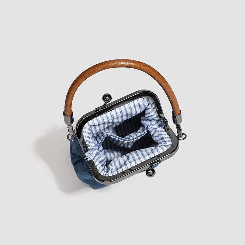 Bolso Clip de Denim Bolso de mano de mezclilla simple y moderno de venta al por mayor en Faire3