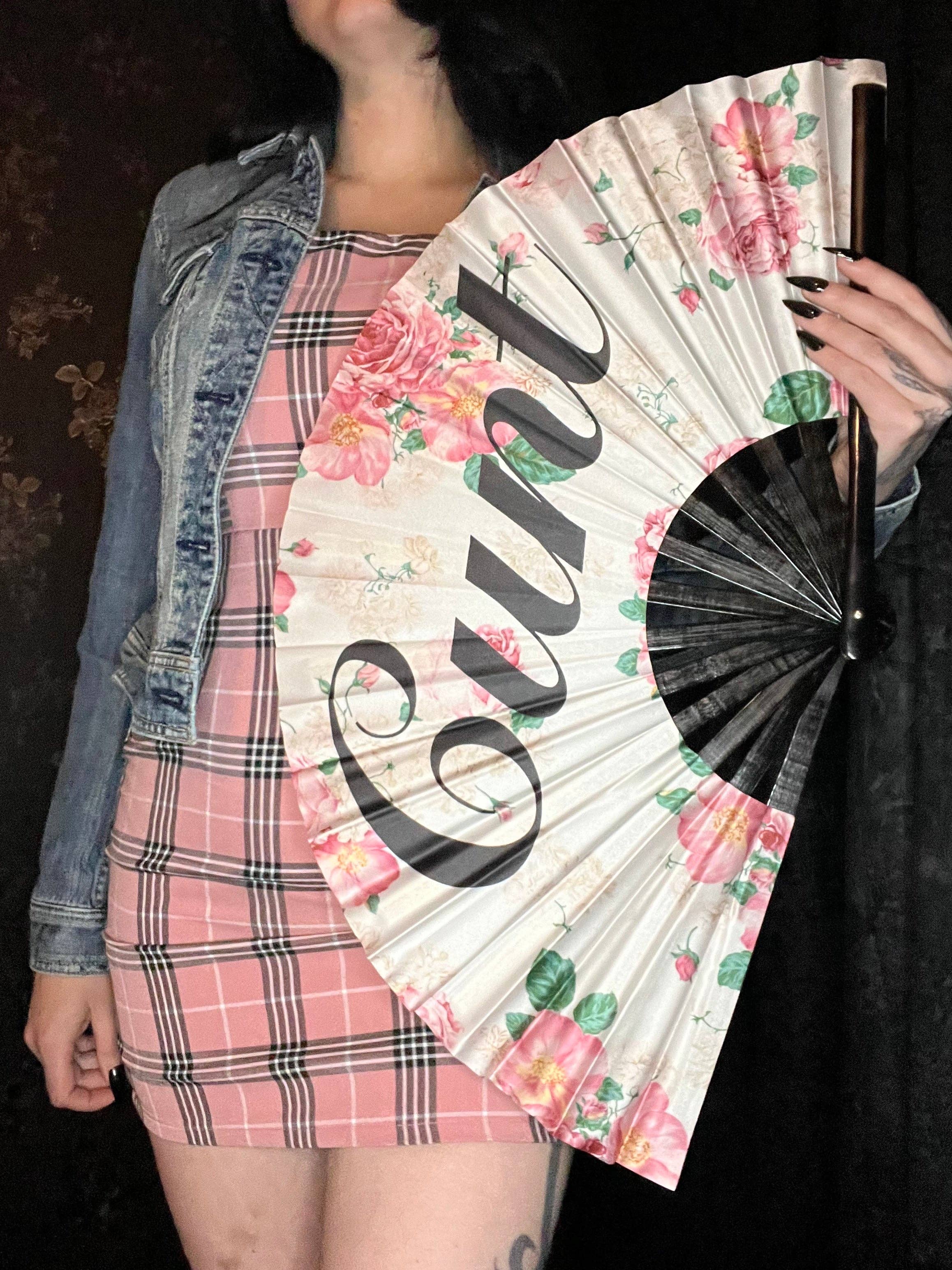 Subkuktures - Venta al por mayor Ventilador plegable de mano - Abanico de Mano C*nt1