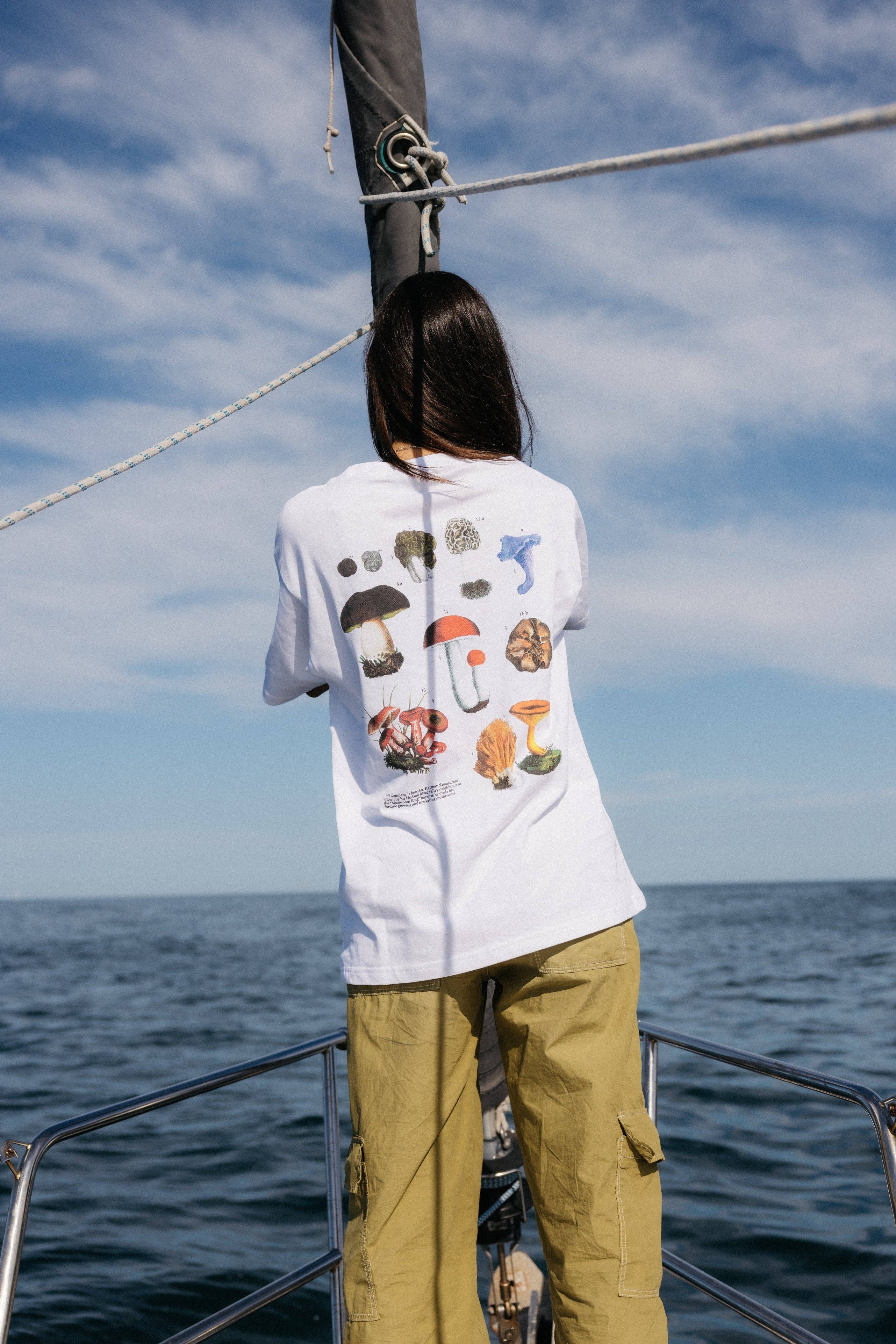 NWHR – wholesale Screen printed t-shirt – unisex – Fungui - Organic Cotton T-shirt1