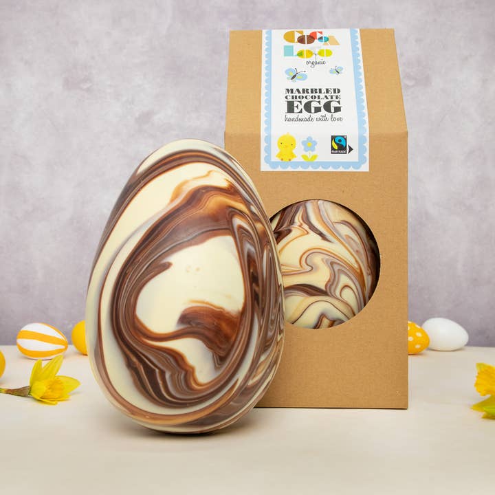 Reuzenpaasei met gemarmerde chocolade - 1 x 1250 g voor wholesale door Cocoa Loco