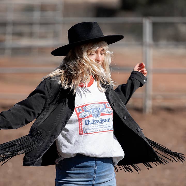 La Vida Wool Rancher Hat - Black for wholesale by Minga