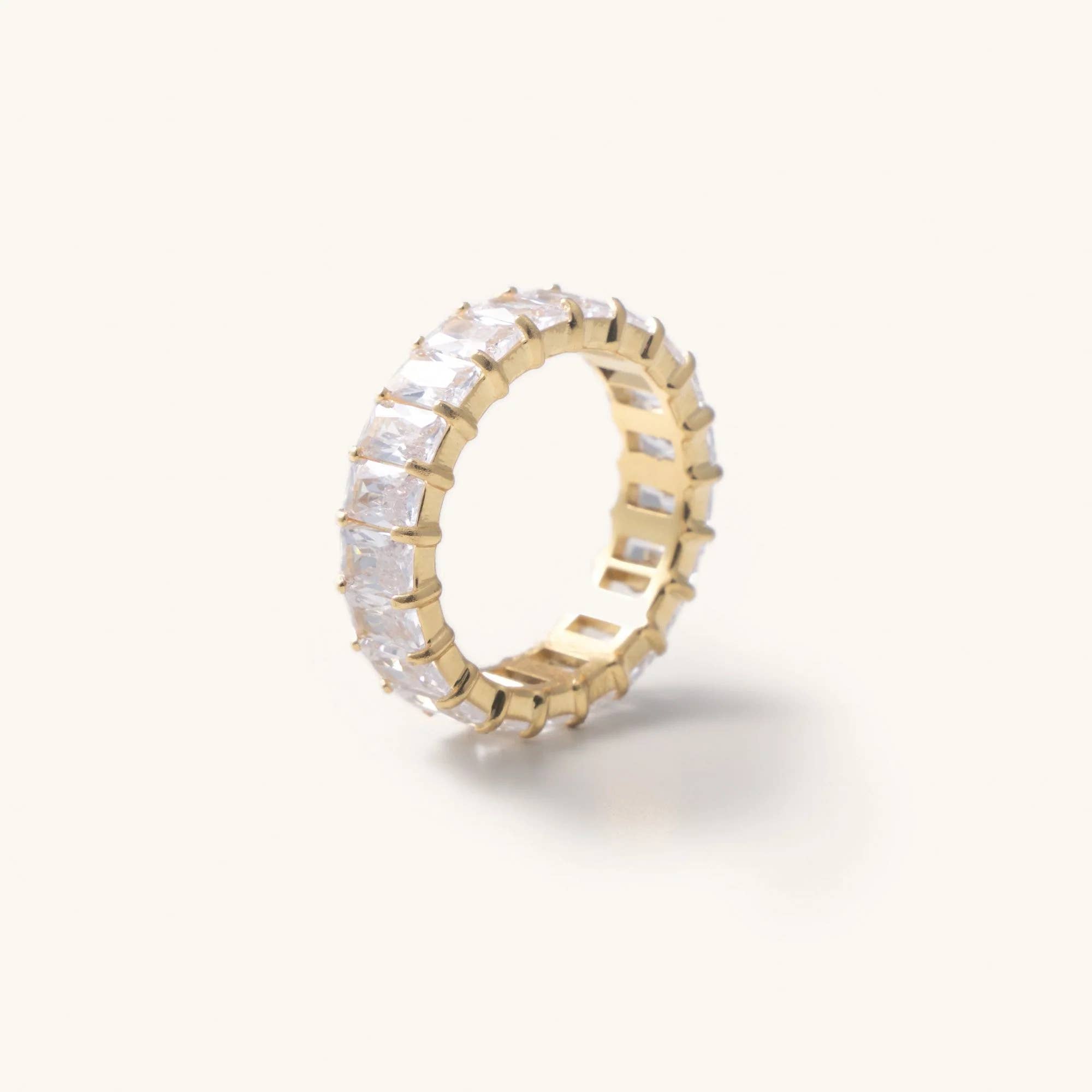 Nikki Smith Designs - Wholesale Multi-Stone Ring - Waterproof Gold Crystal Ring