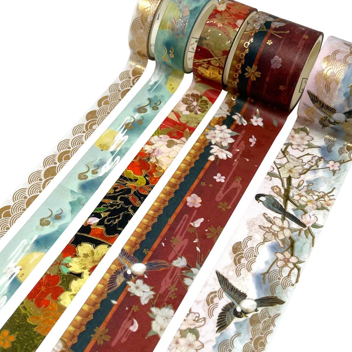 Wrapables.com - Wholesale Washi Tape - Wrapables Decorative Gold Foil Washi Tape and Sticker Set41