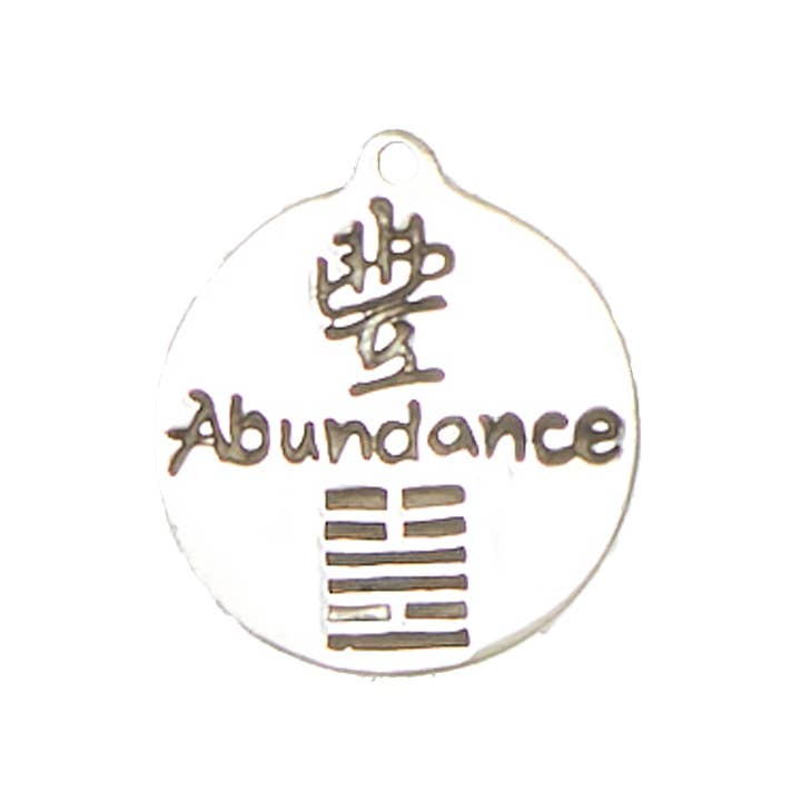 I Ching Tinnen Hanger Ketting - Overvloed voor wholesale door Nirvana LLC