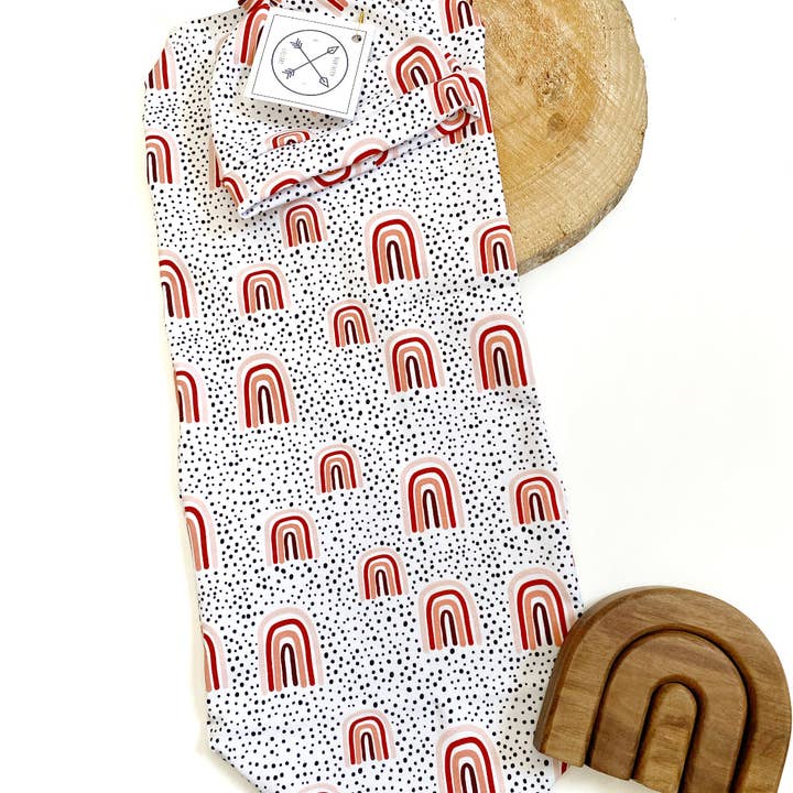 Northern Swaddle Set - Rainbows for wholesale by Northern Lullaby