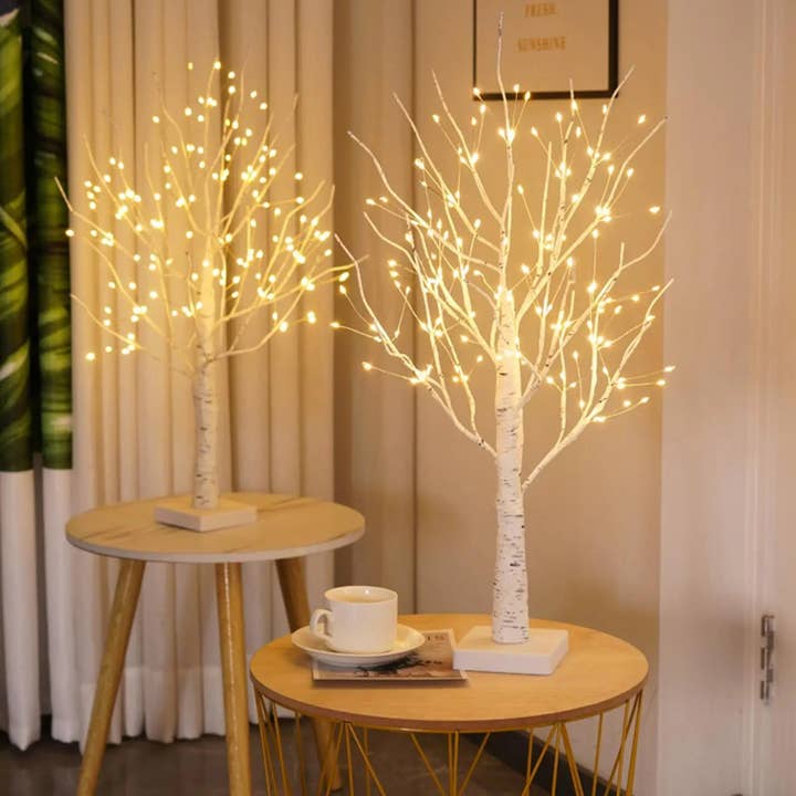 BRECK + FOX - Wholesale Accent/Desk Lamp - Birch Tree Lamp
