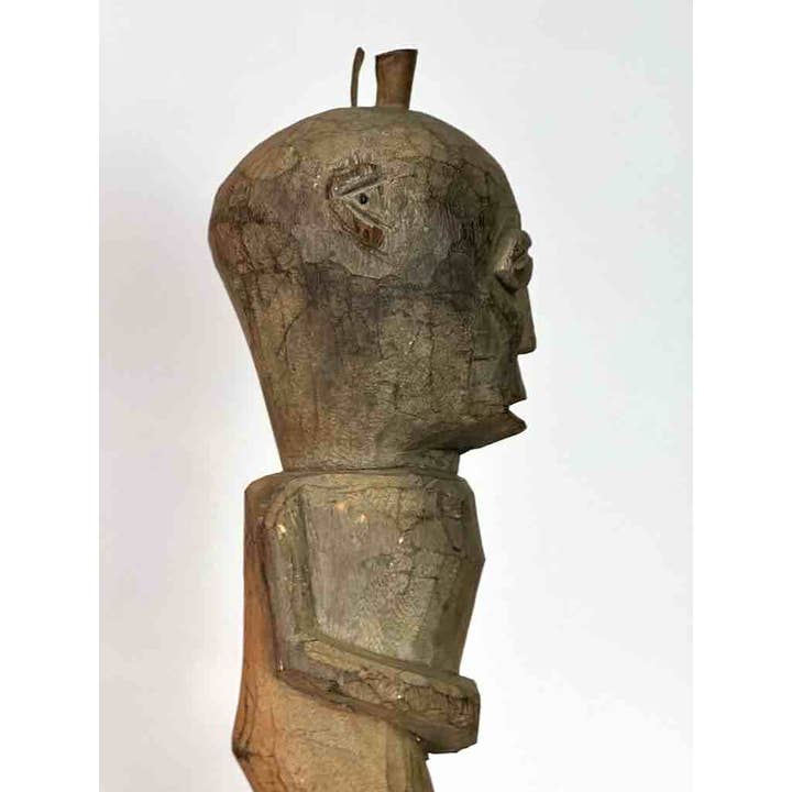 The Niger Bend - Venta al por mayor Escultura - Estatua de fetiche de fertilidad del pene articulado masculino con fuente vintage |22