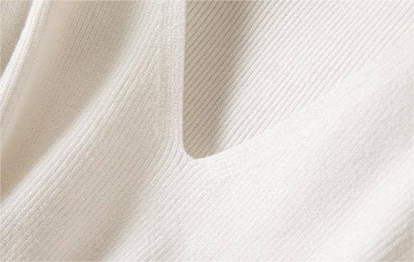 Sweetkama - Wholesale Knit Top - Women's - V-Neck Flounce Waist Tie Women Knit Vest 7774