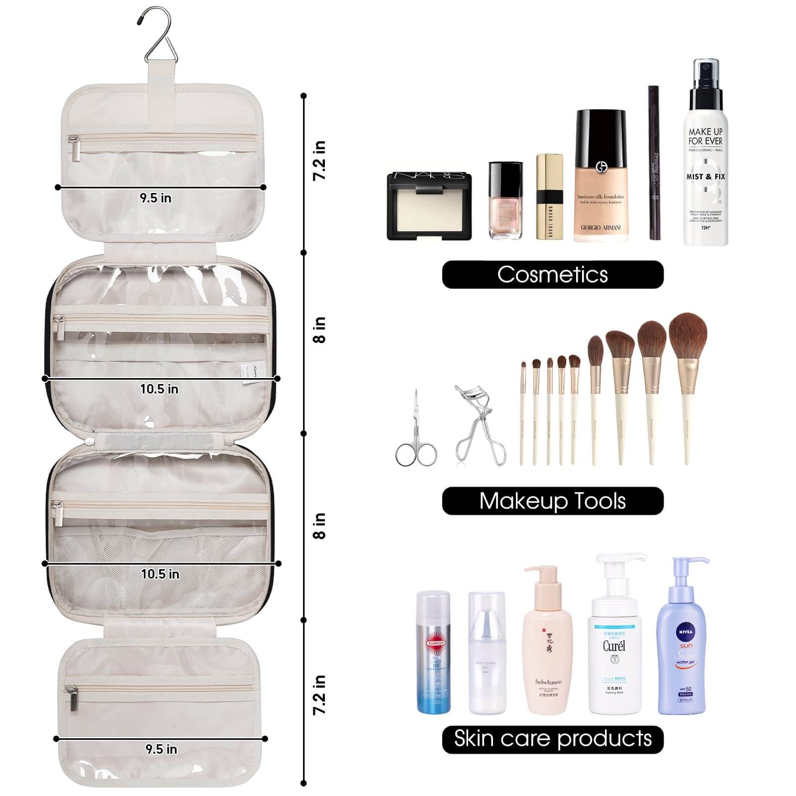 wandf – Großhandel Schmink-/Kosmetiktasche – Hängender Kulturbeutel für Frauen Reise-Make-up-Tasche21